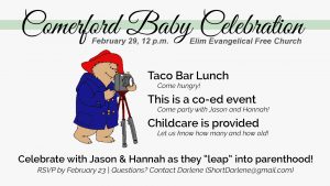 Comerford Baby Shower Invite